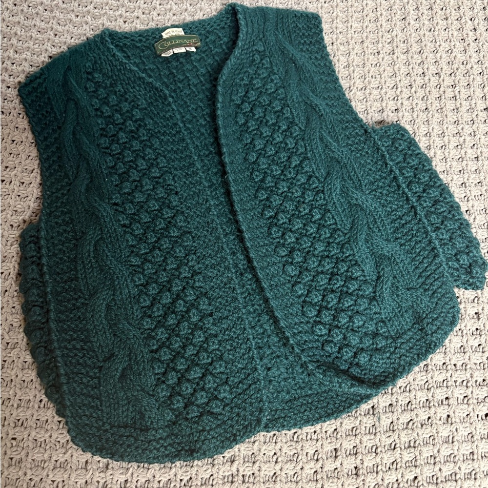 CULLINANE 100% Wool Vintage Cardigan Made in Italy